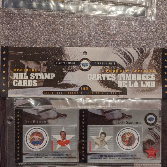 Bnib: 2001 NHL Stamp cards - Picture 3 of 5